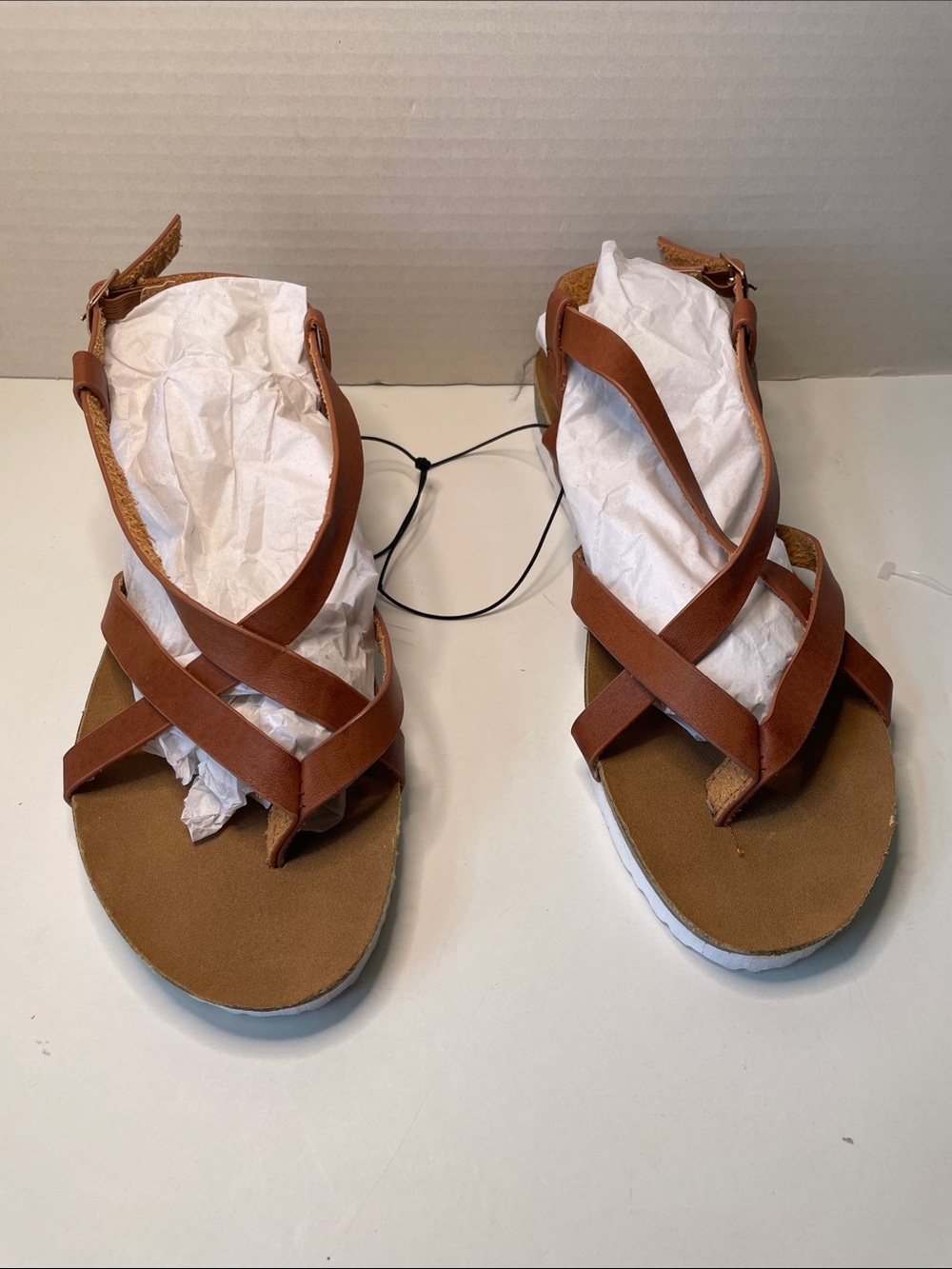 Alexis Bendel Women's Size 9 Brown Strappy Sandals - NWT